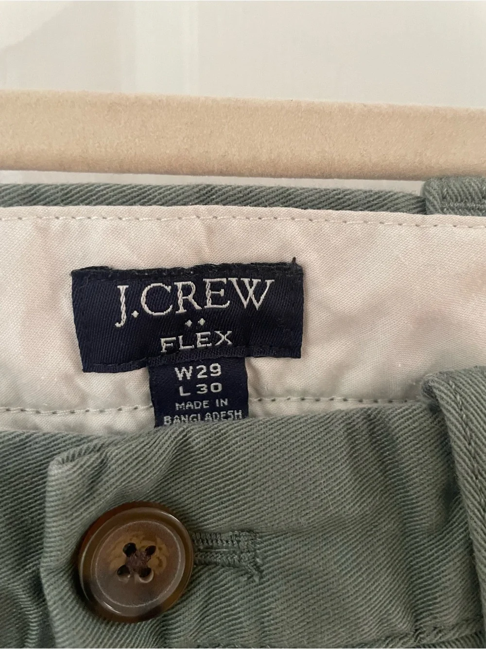 J. Crew Men’s Olive Chino Pants